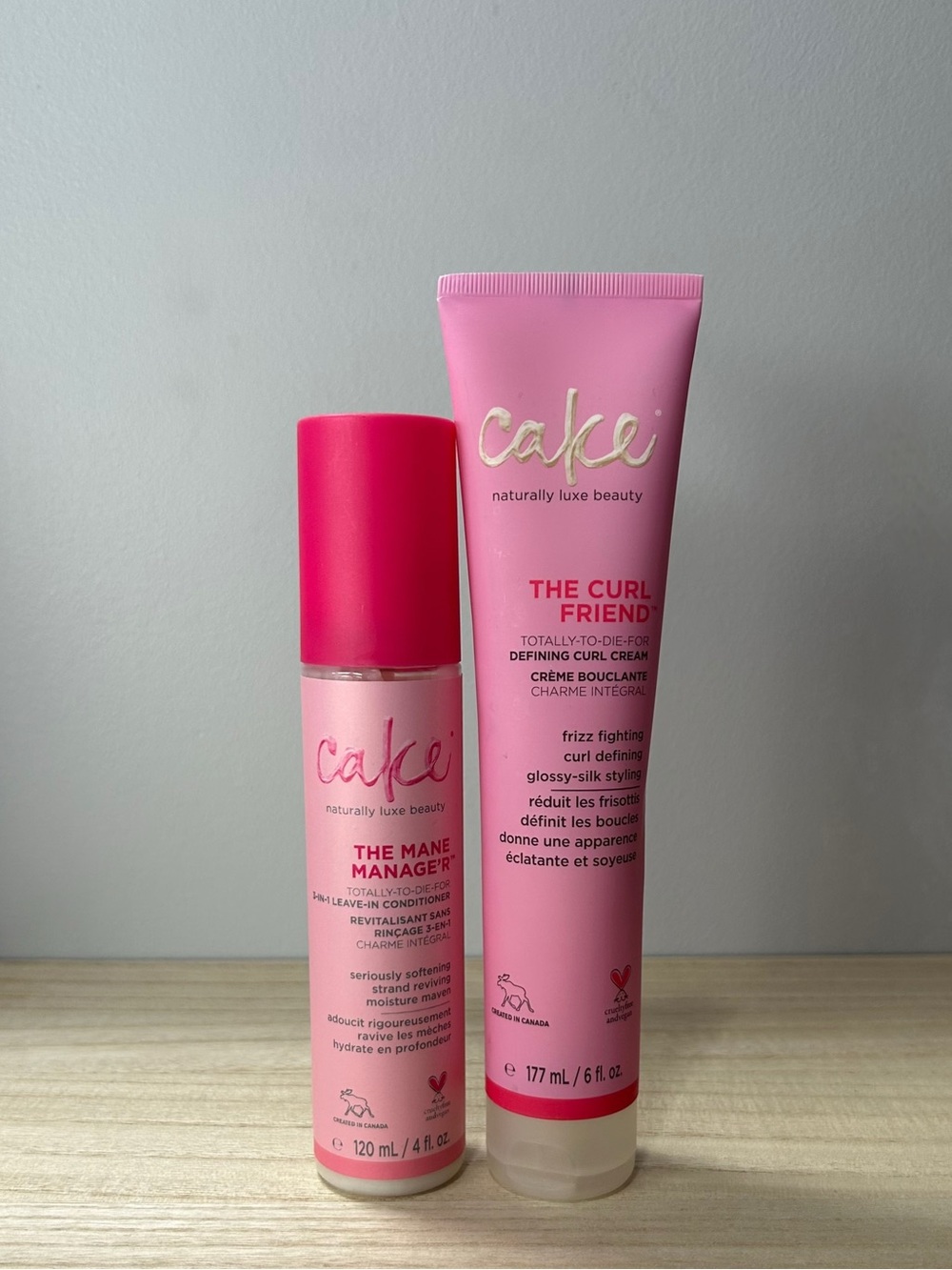 Cake Defining Curl Cream and 3-in-1 Leave in Conditioner